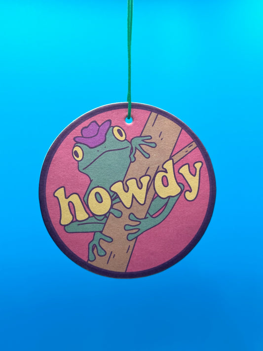 Howdy Frog | Air Freshener