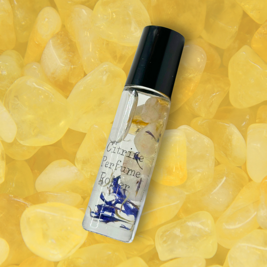 Citrine Crystal Perfume Roller